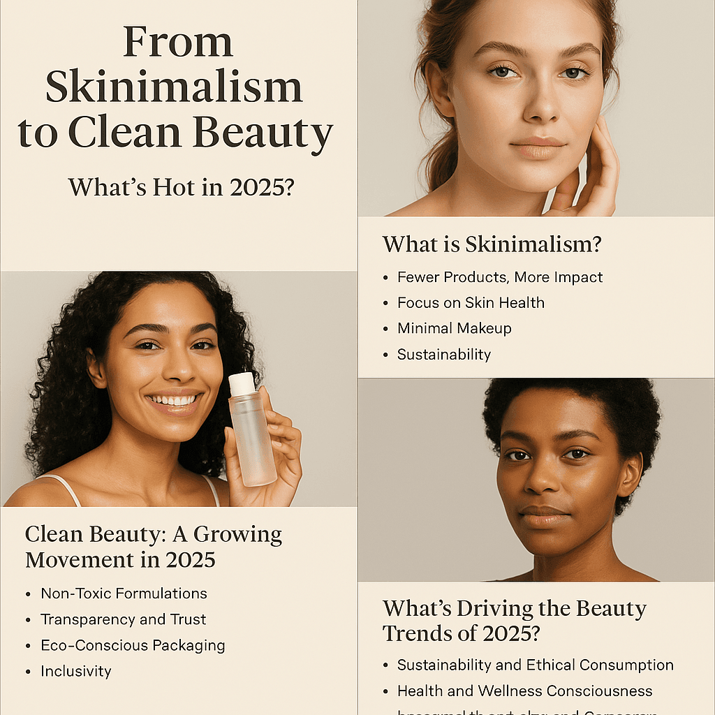 From Skinimalism to Clean Beauty: What’s Hot in 2025? | Emerging Beauty Trends 4 From Skinimalism to Clean Beauty: What’s Hot in 2025? | Emerging Beauty Trends What’s Driving the Beauty Trends of 2025?