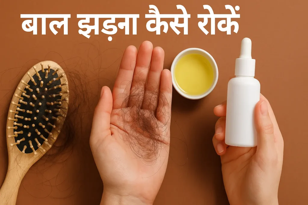 Baal Jhadna Kaise Roke in Hindi – Effective Tips & Natural Remedies for Hair Fall 1 Baal Jhadna Kaise Roke in Hindi – Effective Tips & Natural Remedies for Hair Fall Baal Jhadna Kaise Roke in Hindi – Effective Tips & Natural Remedies for Hair Fall